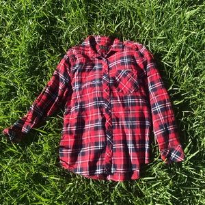 Thrifted Plaid Shirt🍷